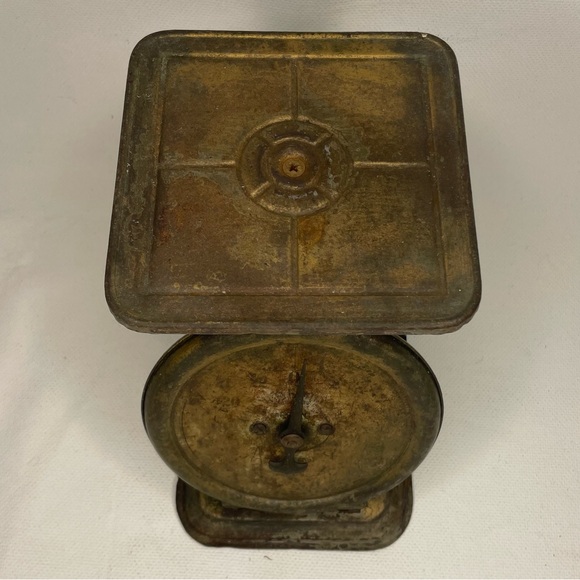 Vintage Scale Columbia Family Scale 24 Pounds Collectible 1900s Decor Rustic - Picture 2 of 11